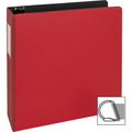 Business Source Slanted D-ring Binders, Red, BSN33112