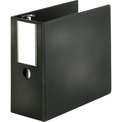 Business Source Slanted D-ring Binders, Black, 8 1/2" Width x 11" Length, BSN33121