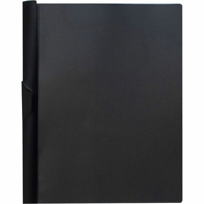 Business Source Letter Report Cover, Black, 8 1/2" Width x 11" Length, BSN78495