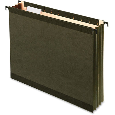 TOPS Pendaflex SureHook Letter Recycled Hanging Folder, Standard Green, 8 1/2" Width x 11" Length, 4 / Pack — view 1
