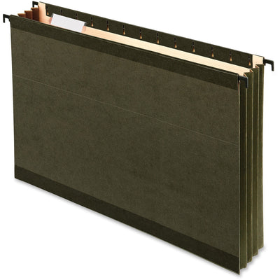 TOPS Pendaflex SureHook 09213 Legal Recycled Hanging Folder, Standard Green, 8 1/2" Width x 14" Length, 4 / Pack — view 1