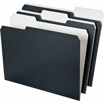 TOPS Pendaflex 1/3 Tab Cut Recycled Top Tab File Folder, White, 50 / Pack — view 1
