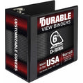 Samsill Durable View Binder, Black, 8 1/2" Width x 11" Length, SAM16420
