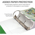Samsill Earth's Choice Plant-based Durable View Binder, White, 8 1/2" Width x 11" Length, SAM18907