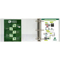 Samsill Earth's Choice Plant-based Durable View Binder, White, 8 1/2" Width x 11" Length, SAM18907