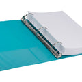 Samsill Earth's Choice Plant-based View Binders, Turquoise, 8 1/2" Width x 11" Length, 2 / Pack, SAMU86677