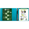 Samsill Earth's Choice Plant-based View Binders, Turquoise, 8 1/2" Width x 11" Length, 2 / Pack, SAMU86677