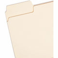 Smead SuperTab 1/3 Tab Cut Letter Recycled Top Tab File Folder, Manila, 8 1/2" Width x 11" Length, 50 / Box, SMD10401