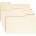 Smead SuperTab 1/3 Tab Cut Legal Recycled Top Tab File Folder, Manila, 8 1/2" Width x 14" Length, 50 / Box, SMD15401