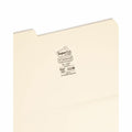 Smead SuperTab 1/3 Tab Cut Legal Recycled Top Tab File Folder, Manila, 8 1/2" Width x 14" Length, 50 / Box, SMD15401