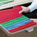 Smead FasTab 1/3 Tab Cut Legal Recycled Hanging Folder, Blue, 8 1/2" Width x 14" Length, 18 / Box, SMD64153