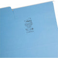 Smead FasTab 1/3 Tab Cut Legal Recycled Hanging Folder, Blue, 8 1/2" Width x 14" Length, 18 / Box, SMD64153