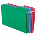 Smead FasTab 1/3 Tab Cut Legal Recycled Hanging Folder, Blue, 8 1/2" Width x 14" Length, 18 / Box, SMD64153