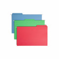 Smead FasTab 1/3 Tab Cut Legal Recycled Hanging Folder, Blue, 8 1/2" Width x 14" Length, 18 / Box, SMD64153