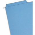 Smead FasTab 1/3 Tab Cut Legal Recycled Hanging Folder, Blue, 8 1/2" Width x 14" Length, 18 / Box, SMD64153