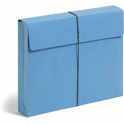Smead Letter Recycled File Wallet, Blue, 8 1/2" Width x 11" Length, 10 / Box, SMD77203