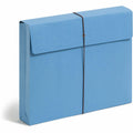Smead Letter Recycled File Wallet, Blue, 8 1/2" Width x 11" Length, 10 / Box, SMD77203