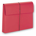 Smead Letter Recycled File Wallet, Red, 8 1/2" Width x 11" Length, 1 / Pack, SMD77205