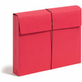 Smead Letter Recycled File Wallet, Red, 8 1/2" Width x 11" Length, 1 / Pack, SMD77205