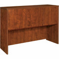 Lorell Essentials Series Stack-on Hutch with Doors, Red, LLR69913