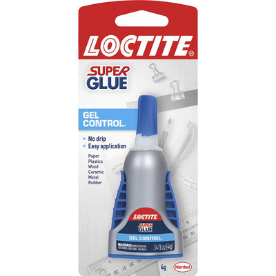 Henkel Loctite Gel Control Super Glue, Clear, LOC1364076