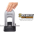 Amax Bostitch EZ Squeeze 40 Two-Hole Punch, Silver, ACI2340