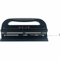 Business Source Three-hole Heavy-duty Punch, Black, BSN62897