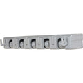 Genuine Joe Cleaning Tool Wall Organizer Rack, Gray, GJO12504