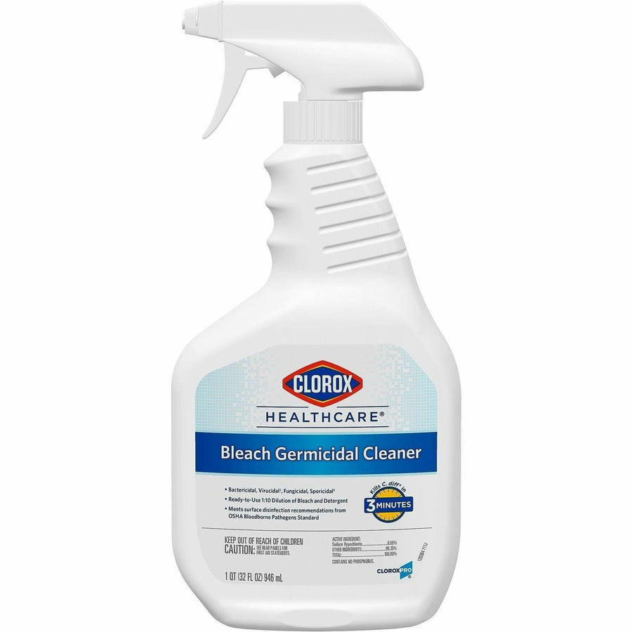 Clorox Healthcare Bleach Germicidal Cleaner Spray, Clear, CLO68970
