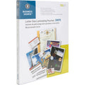 Business Source Letter Size Laminating Pouches, Clear, 1 Box, BSN20870