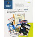 Business Source Letter Size Laminating Pouches, Clear, 1 Box, BSN20870