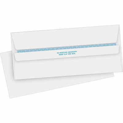 Business Source Regular Security Invoice Envelopes, White, 500 / Box — view 1