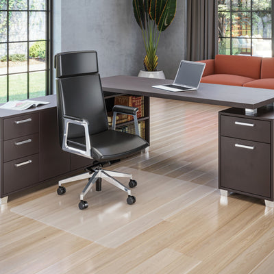 Deflecto Polycarbonate Chairmat for Hard Floors, Clear, DEFCM21242PC