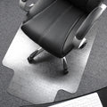 Floortex Polycarbonate Lipped Chair Mat for Carpets up to 1/2" - 48" x 60", Clear, FLR1115223LR