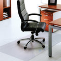 Floortex XXL Polycarbonate Rectangular Chair Mat for Hard Floors - 60" x 118", Clear, FLR1215030019ER