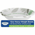 Georgia Pacific . Dixie Ultra Pathways 12 oz Heavyweight Paper Bowls by GP Pro, White, 8 / Carton, DXESX12PATH