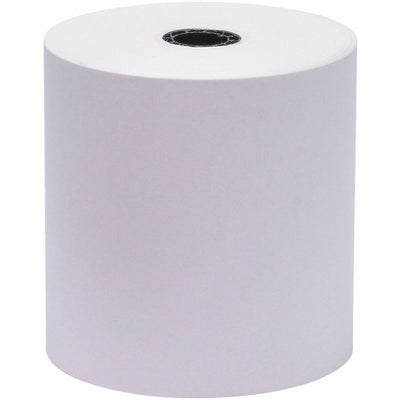 Business Source 1-Ply Adding Machine Rolls, White, 3" x 165 ft, 1 Roll — view 1