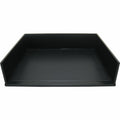 Victor Wood Stacking Letter Tray, Black, VCT11545