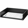 Victor Wood Stacking Letter Tray, Black, VCT1154-5
