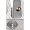 Integra Aluminum Pocket Pencil Sharpener, Silver, ITA42852