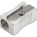 Integra Aluminum Pocket Pencil Sharpener, Silver, ITA42852