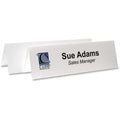 C-Line Embossed Cardstock Name Tents, White, 8 1/2" x 11", 100 / Box, CLI87587