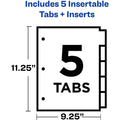 Avery Big Tab Tab Divider, Multicolor, AVE11273