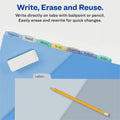Avery Write & Erase Pocket Dividers, Multicolor, 8 / Set, AVE16177