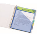 Avery Corner Lock Write & Erase Plastic Dividers with Expandable Pockets, Translucent, AVE16183