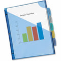 Avery Corner Lock Write & Erase Plastic Dividers with Expandable Pockets, Translucent, AVE16183