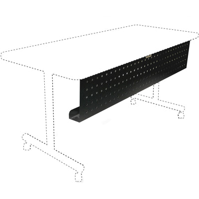 Lorell 48" Training Table Modesty Panel, Black, LLR60684