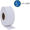 Genuine Joe Jumbo Dispenser Roll Bath Tissue, White, 8 / Carton, GJO2506008