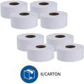 Genuine Joe Jumbo Dispenser Roll Bath Tissue, White, 8 / Carton, GJO25060-08
