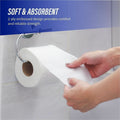 Genuine Joe Embossed Roll Bath Tissue, White, 80 / Carton, GJO2508080